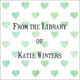 Green Watercolor Petite Hearts Square Gift Stickers Image 2 of 2